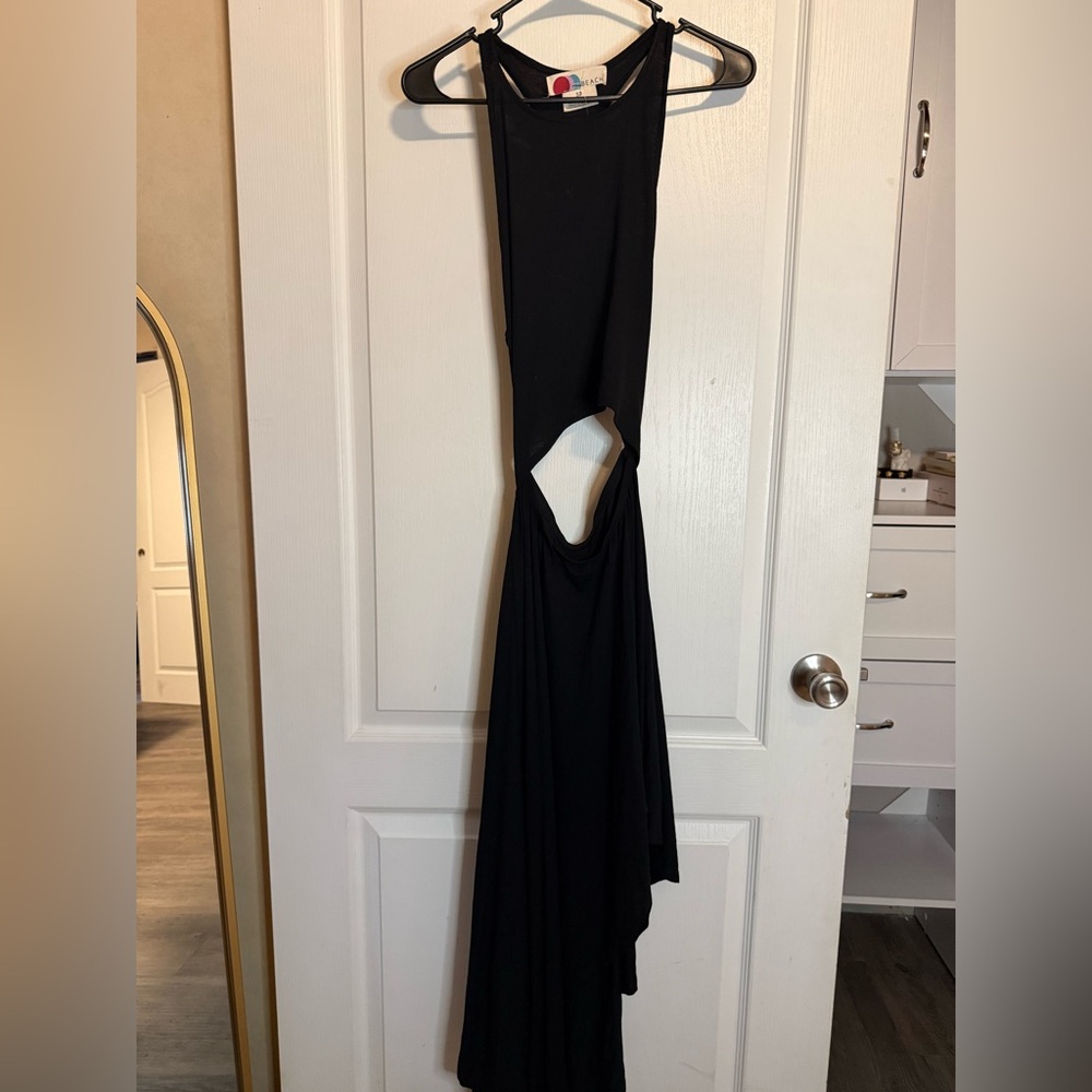 Chic One Shoulder Black Dress